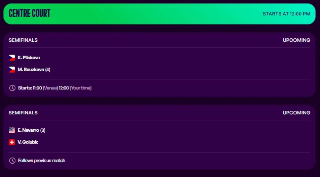 wta londres sabado20 junio 2026 tiroalpalo