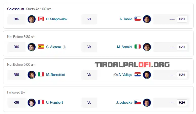 atp tokio sabado partidos